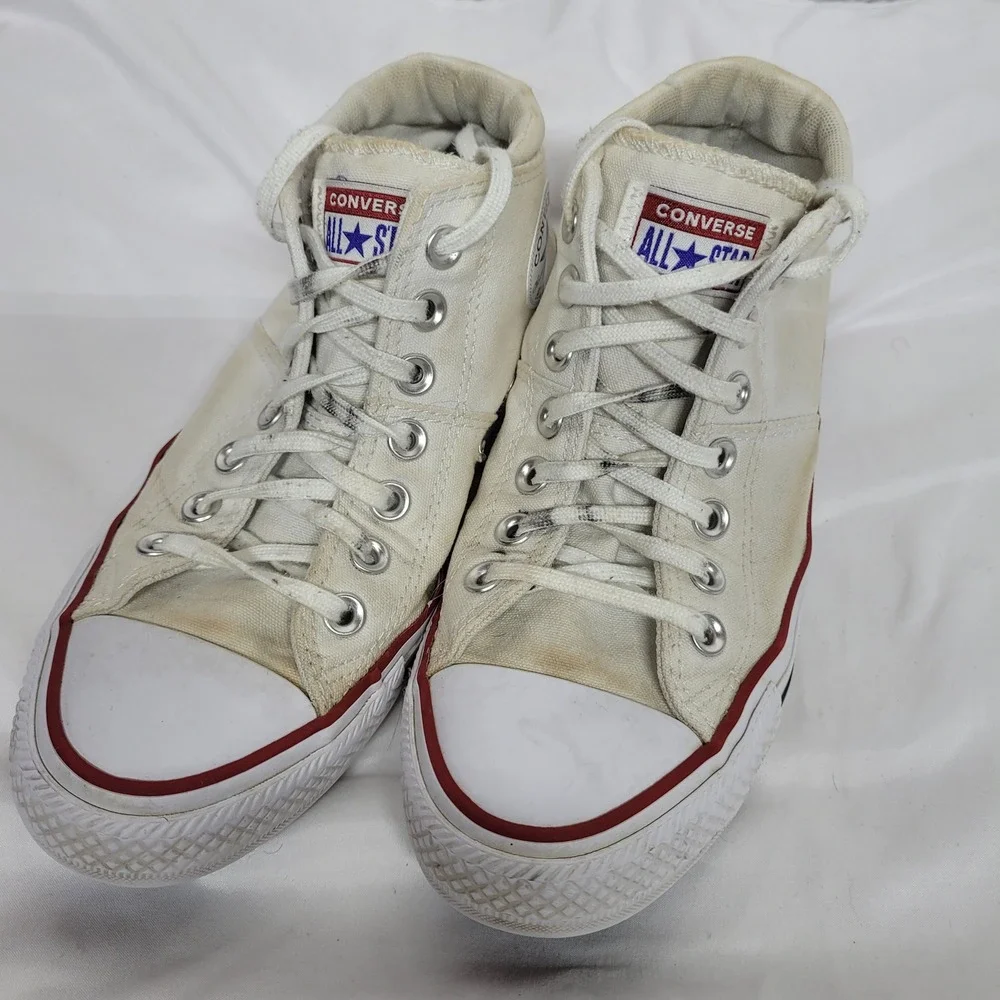 Converse Chuck Taylor All Star Madison Mid Top White Women 8 Sneaker 563511F